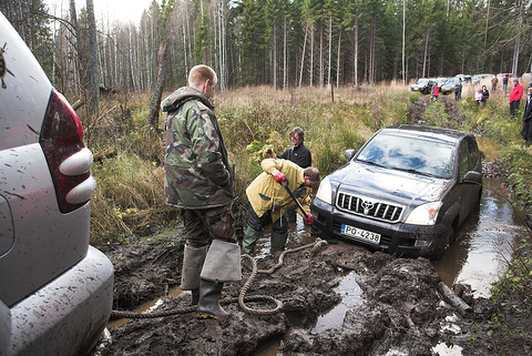 Rudens 4x4 bezceļu brauciens Sēlija 2010