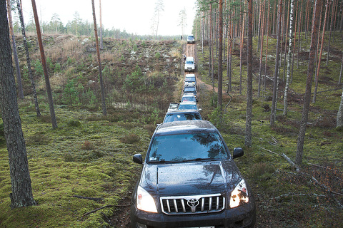 Rudens 4x4 bezceļu brauciens Sēlija 2010