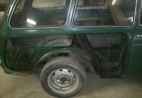 VW Type3 Squareback, Bleķu darbi (beidzot) pabeigti