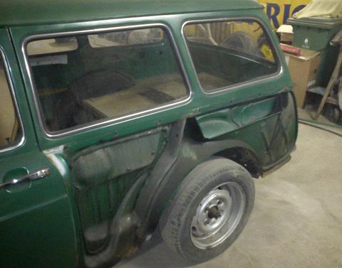 VW Type3 Squareback, Bleķu darbi (beidzot) pabeigti