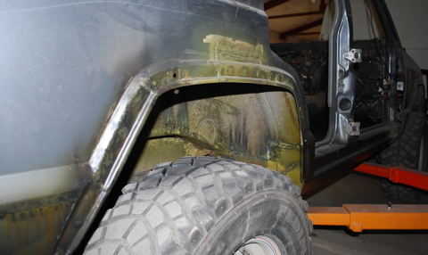 Jeep XJ, Virsbūves restaurācija jeb 