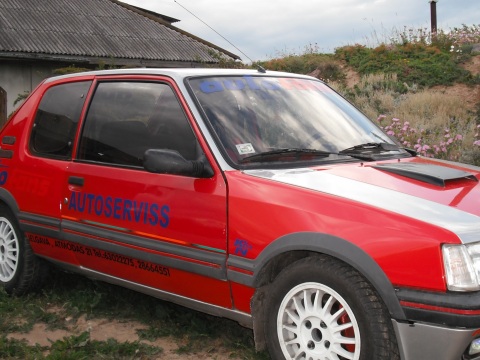 Peugeot 205 GTI, auto uzlimes