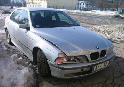 BMW , Avārija uz Brīvības Tallinas ielas krustojuma